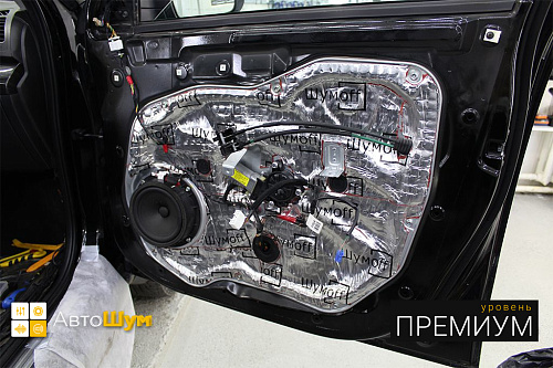 Виброизоляция дверей Киа Соренто