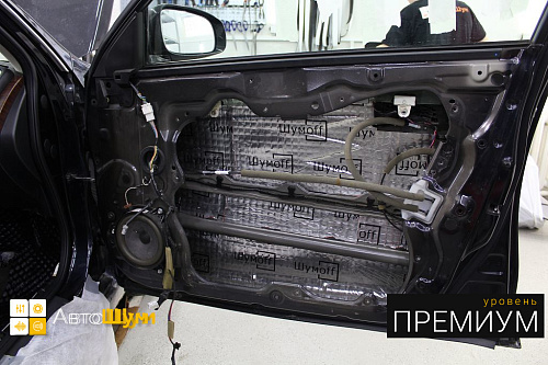 Виброизоляция дверей Ниссан Теана