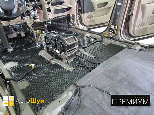 Шумка пола и багажника хонда пилот.