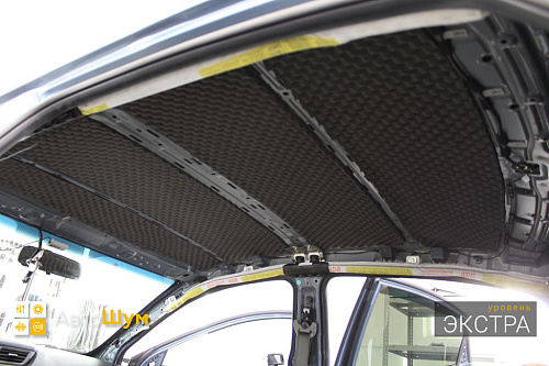 Шумо и теплоизоляция крыши Киа Рио