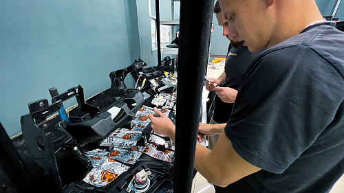 Вибро и шумоизоляция панели Тойота Камри 40