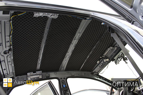 Шумо и теплоизоляция крыши Хендай Солярис