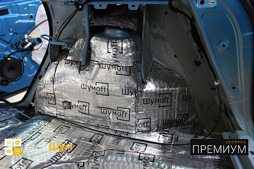 Виброизоляция крыльев и арок Рено Каптюр