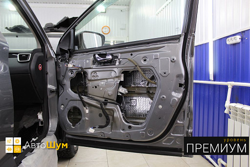 Шумоизоляция дверей Ниссан Кашкай