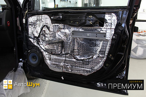 Шумоизоляция дверей Ниссан Х Трейл