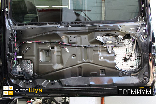 Виброизоляция пятой двери Прадо