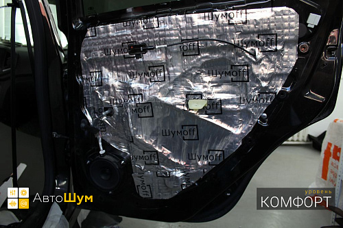 Виброизоляция дверей Лада ИКС РЕЙ