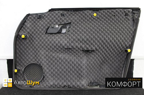 Шумоизоляция дверной обшивки Лады Приоры