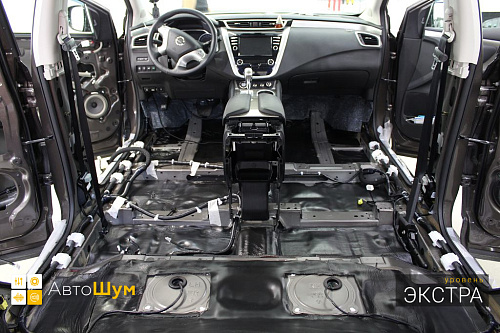 Шумоизоляция днища Ниссан Мурано