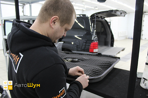 Шумоизоляция дверной обшивки лексус лх 470