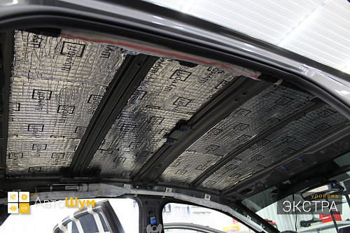 Виброизоляция крыши Киа Церато
