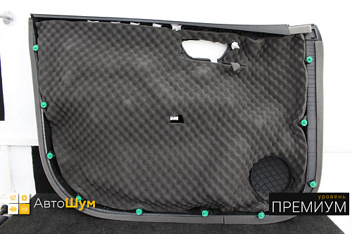 Шумоизоляция дверной обшивки Хендай Солярис