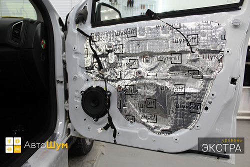 Шумоизоляция двери Лада Х-Рей