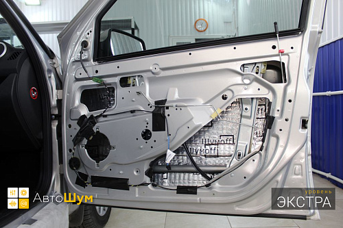 Виброизоляция дверей Датсун Он До