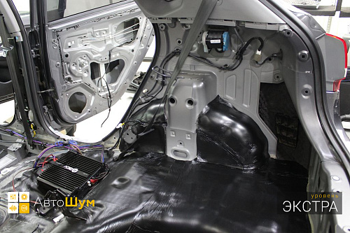 Шумоизоляция арок Киа Рио