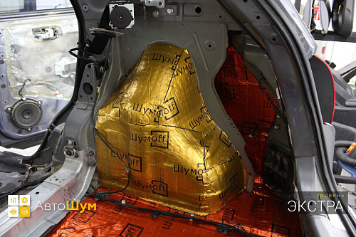 Виброизоляция арок Ниссан Кашкай Джи10