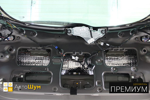 Виброизоляция пятой двери Хендай Туссан