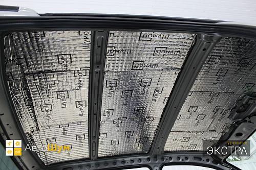 Виброизоляция крыши Датсун Он ДО