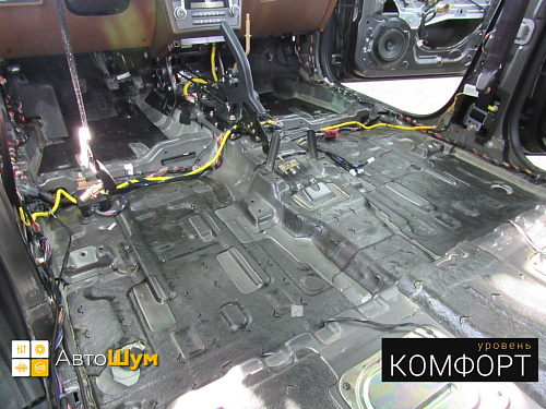 Заводская шумоизоляция пола Хавтай Болигер.