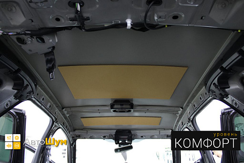 Штатная шумоизоляция крыши Рено Каптюр.