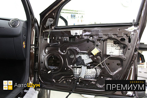 Виброизоляция дверей Ниссан Террано