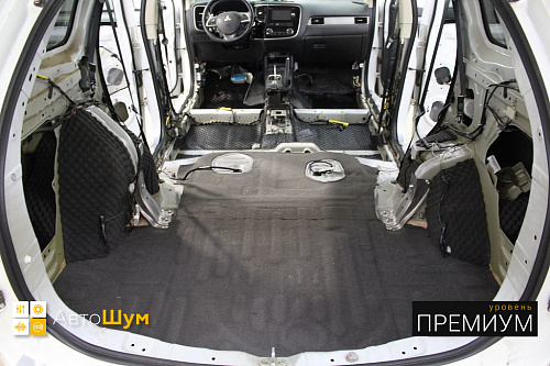 Шумоизоляция багажника Митсубиси Аутледер