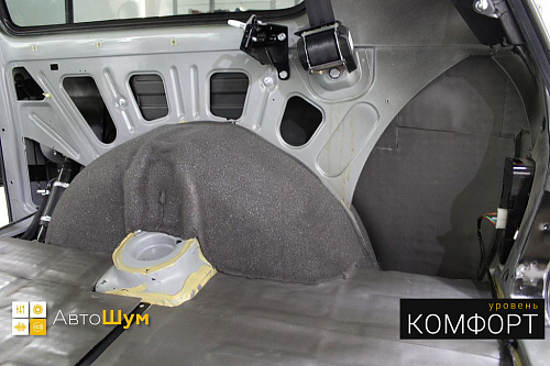 Шумоизоляция арок Нивы 2121