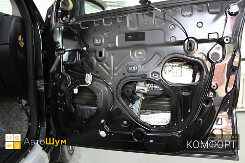 Виброизоляция дверей Лада ИКС РЕЙ