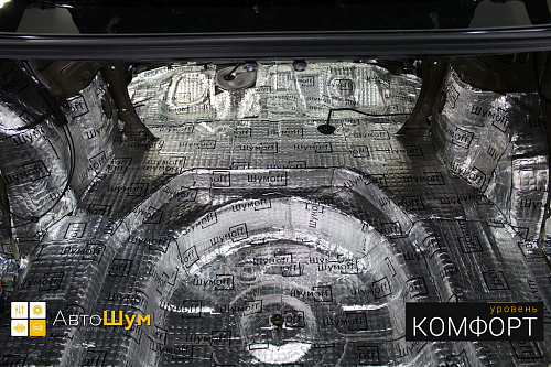 Виброизоляция багажника Тойоты Камри Xv55.