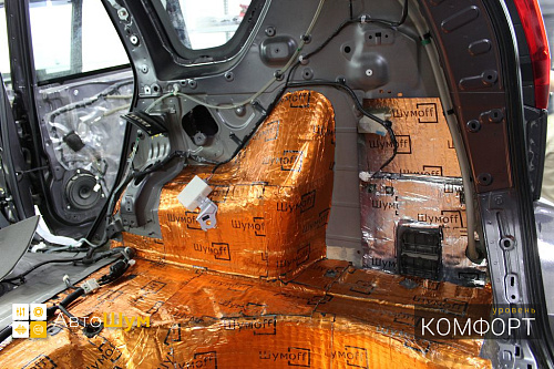 Клеим Шумофф М3 на арки Ниссан Х Трейл Т31