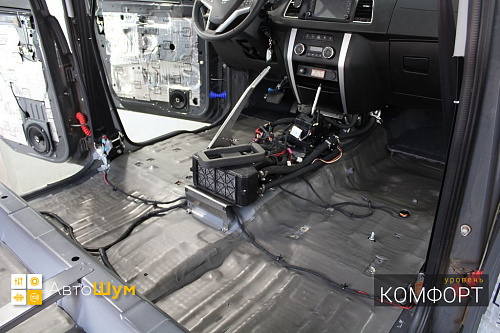 Шумоизоляция пола УАЗ Патриот