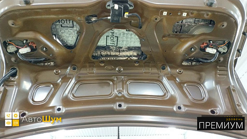 Виброизоляция крышки багажника Киа Рио КБ