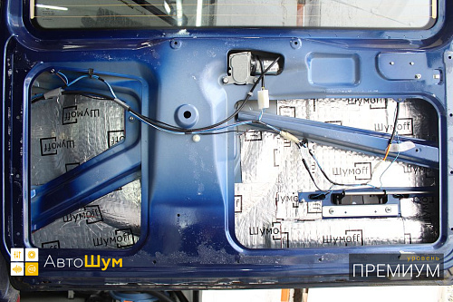 Виброизоляция пятой двери УАЗ Патриот