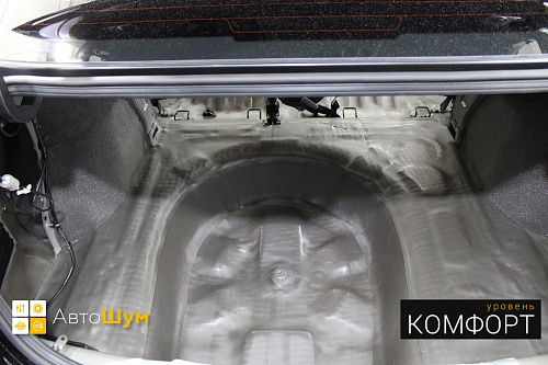 Шумоизоляция багажника Киа Рио