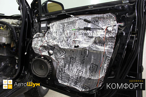 Шумоизоляция дверей лексус рх.