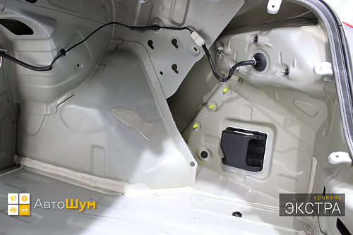 Заводская виброизоляция на арках Хендай Элантра