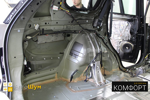 Заводская виброизоляция арок Митсубиси Аутлендер GF.