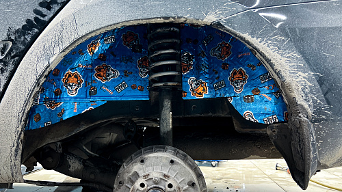 Виброизоляция арок Лада Гранта