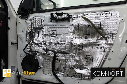Шумоизоляция дверей Ниссан Кашкай J11.