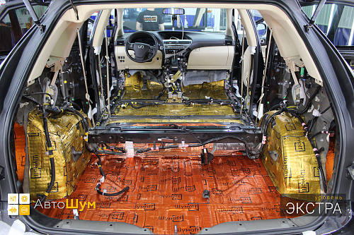 Виброизоляция багажника Лексус РХ 350