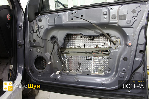 Виброизоляция дверей Ниссан Кашкай Джи10