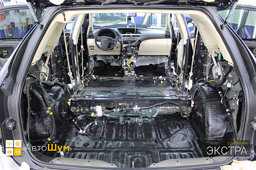 Шумоизоляция багажника Лексус РХ 350