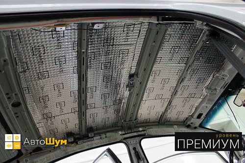 Виброизоляция крыши киа церато