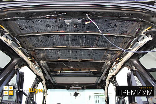 Виброизоляция крыши Митсубиси Аутлендер ХЛ.