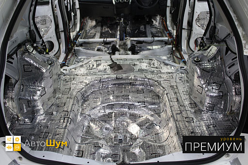 Виброизоляция багажника Тойота Филдер