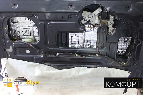 Виброизоляция пятой двери Тагаз Тагер.