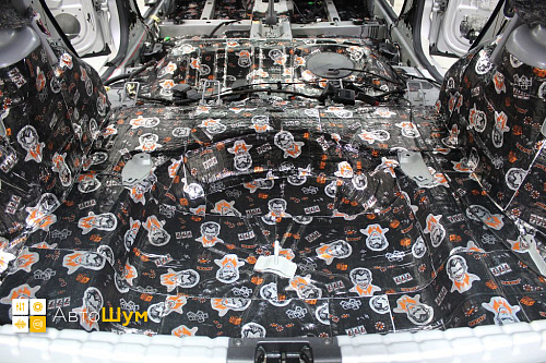 Виброизоляция багажника Рено Дастер