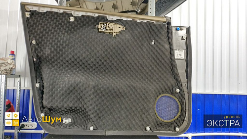 Шумоизоляция обшивки двери Ниссан Мурано