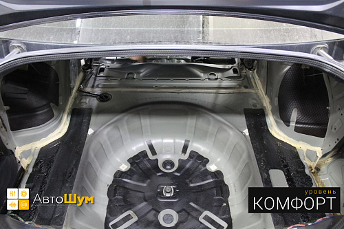 Штатная виброизоляция Nissan Teana