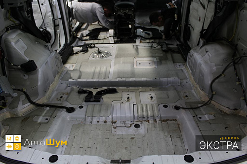 Штатная шумоизоляция багажника Хонды Пилот